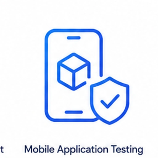 Mobile application testing icon