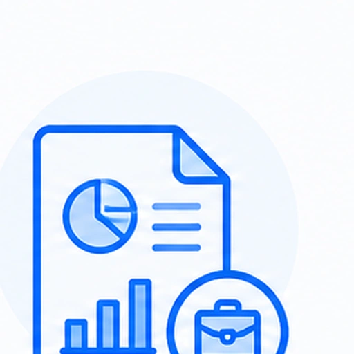Business focused reporting icon